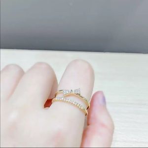 14K gold plated ring